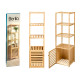 MOBILE PORTA 4 RIPIANI BAMBU