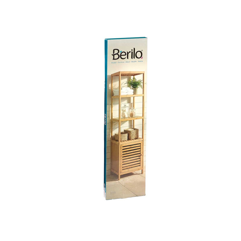 MOBILE PORTA 4 RIPIANI BAMBU