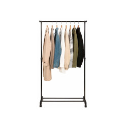 EXTANDABLE GARMENT RACK BLACK
