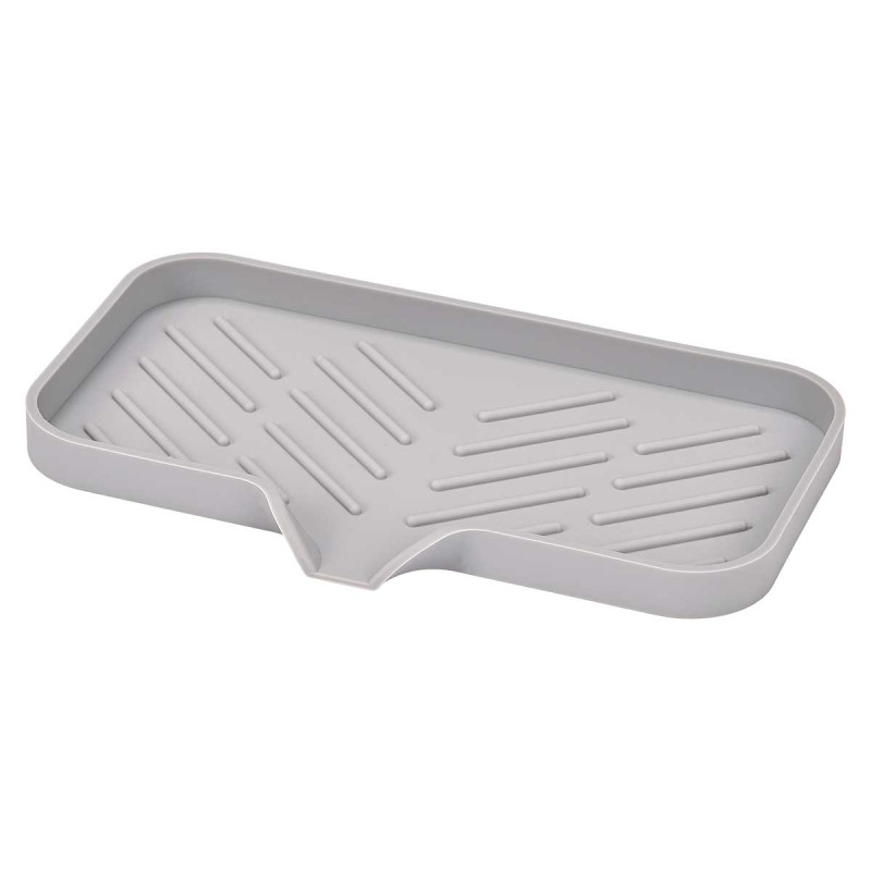GRAY SILICONE SPONGE HOLDER