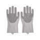 ENSEMBLE 2 GANTS ÉPONGE SILICONE GRIS