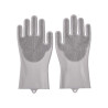 ENSEMBLE 2 GANTS ÉPONGE SILICONE GRIS