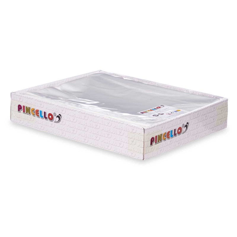 CONJ 40 CAPAS TRANSPARENTES TAMANHO FOLHA DE PAPEL
