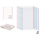 CONJ 25 CAPAS TRANSPARENTES CORES