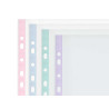 SET 25 TRANSPARENT COVERS A4 PAPER COLOUR