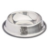 COMEDOURO METALICO 26CM PEGADAS C ANTIDERRAPANTE