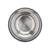 COMEDOURO METALICO 26CM PEGADAS C ANTIDERRAPANTE