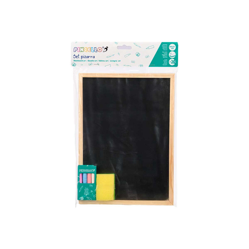 QUADRO DE GIZ COM APAGADOR 29X21CM