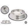 MANGEOIRE METAL 22CM EMPREINTES CAOUTCHOUC