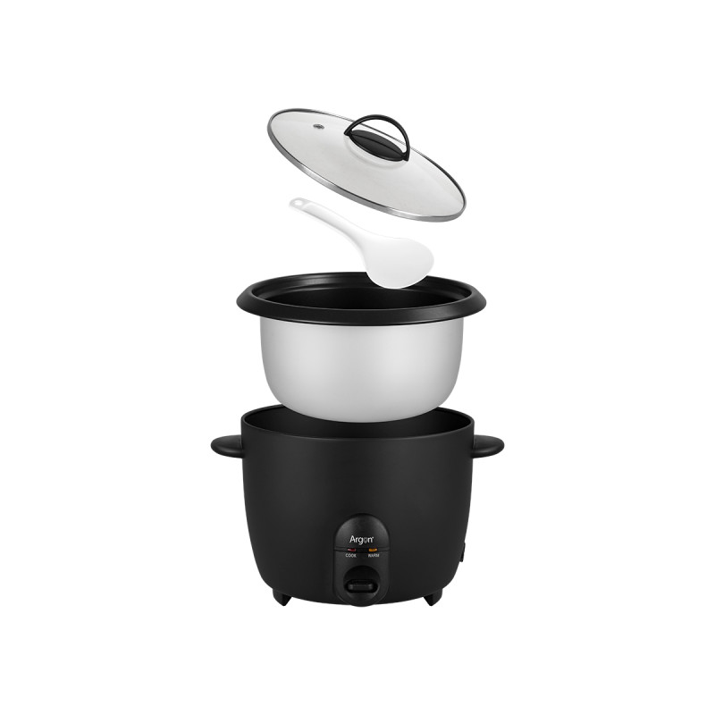MATTE BLACK ELECTRIC RICE COOKER 1,8L 700W 