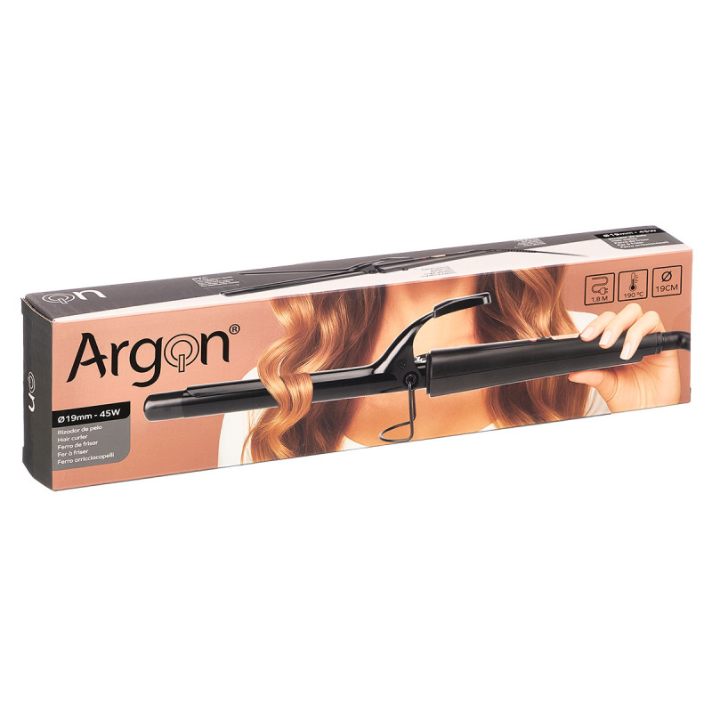 BIGOUDI 19MM NOIR GOLDEN SOUFT TOUCH
