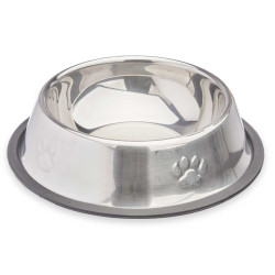 COMEDOURO METALICO 18CM PEGADAS C ANTIDERRAPANTE
