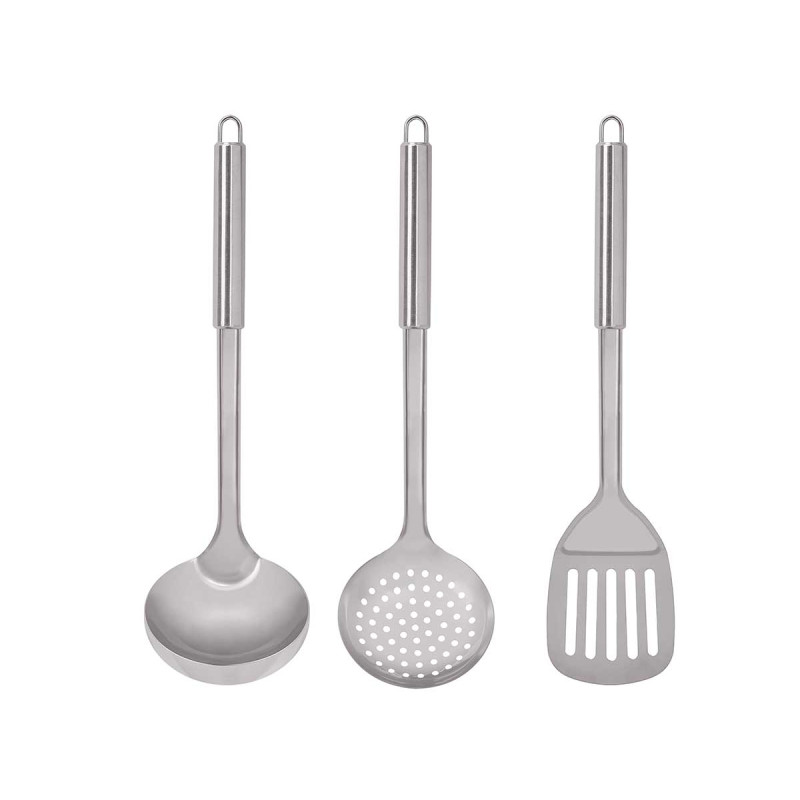 CONJUNTO 3 UTENSÍLIOS AÇO