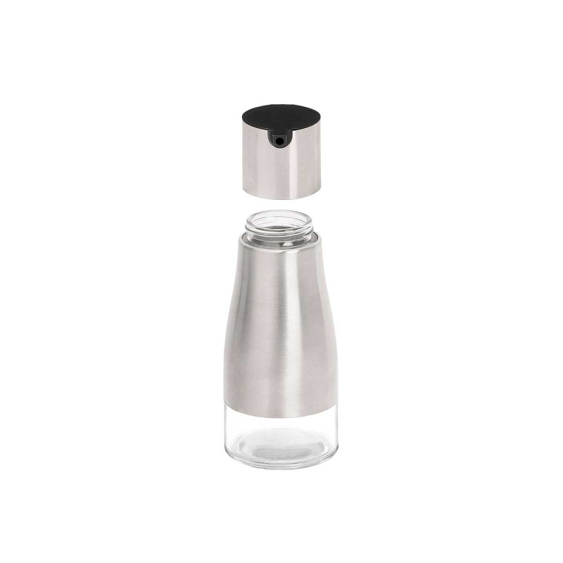 ACEITERA VIDRIO ANTIGOTEO ACERO 320ML