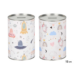 HUCHA HOJALATA INFANTIL PEQ SURT 2