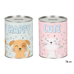 BIG TIN MONEY BOX ANIMAL ASRT 2