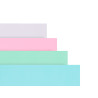 CAHIER A4 40 FEUILLES ANEAU PASTEL COUL.ASSORT 4