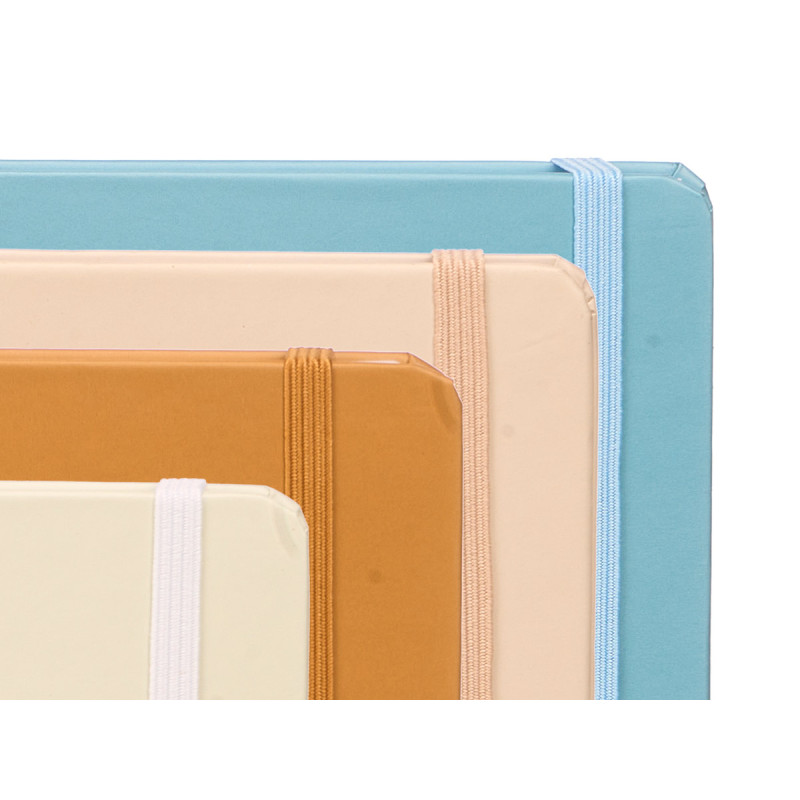 AGENDA BOLSILLO 96 PAGINAS GOMA COLOR NEUTRO SURT4