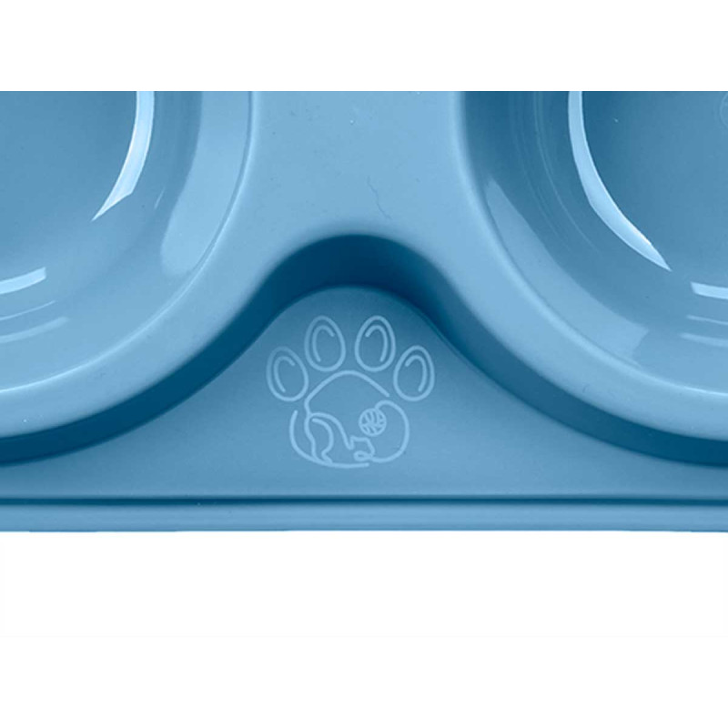 COMEDOURO DUPLO PLASTICO GRD SORT 3