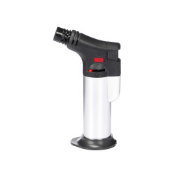 BLACK SILVER BLOWTORCH RED BUTTON