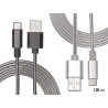 CABO USB A C 1,2M SORT 2 COR