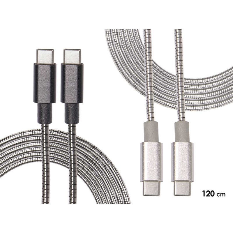 CABLE USB C C 1,2M SURT 2 COL