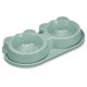 COMEDOURO DUPLO PLATICO PEQ SORT 3