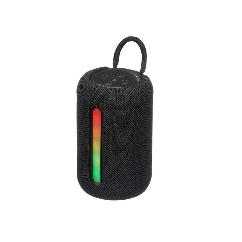 ALTAVOZ LED REDONDO NEGRO