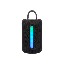 ALTAVOZ LED REDONDO NEGRO