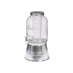 CARAFFA CON SUPPORTO E REFRIGERATORE 3800ML ARGENT