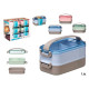 MARMITA DUPLA PISO ASA TPR 1,6L SORT 3 COR