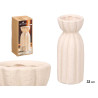VASE SAHARA RAYURES LARGES BLANC GRAND