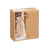 WIDE STRIPED SAHARA EARTHY VASE MEDIUM