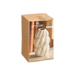 VASE SAHARA SPIRALE BLANC GRAND