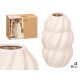 SPIRAL SAHARA WHITE VASE MEDIUM