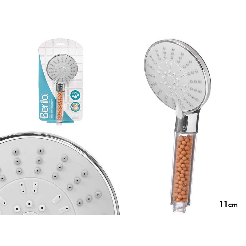 TELEFONE CHUVEIRO PEDRAS FILTRO 11 CM DIAM