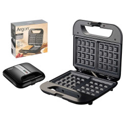 GOFRERA SENCILLA NEGRA 750W
