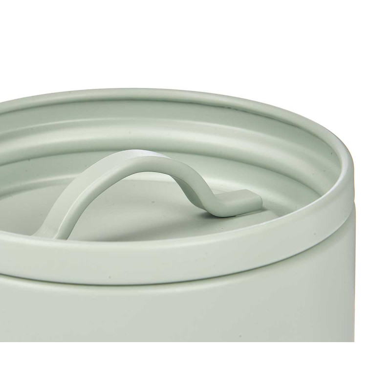 POT À SEL AVEC LETTRES EN RELIEF VERT MENTHE