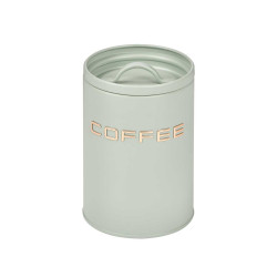 POT À CAFÉ AVEC LETTRES EN RELIEF VERT MENTHE