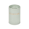 MINT GREEN COFFEE JAR WITH RAISED LETTERS