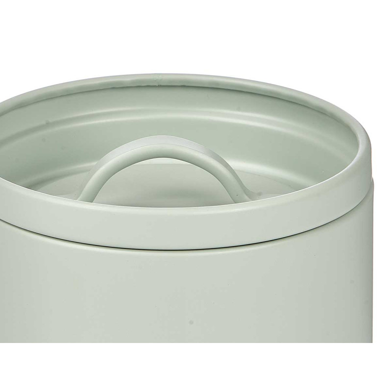 POT À AIL AVEC LETTRES EN RELIEF VERT MENTHE