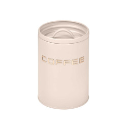 POT À CAFÉ EN RELIEF LETTRES CRÈME