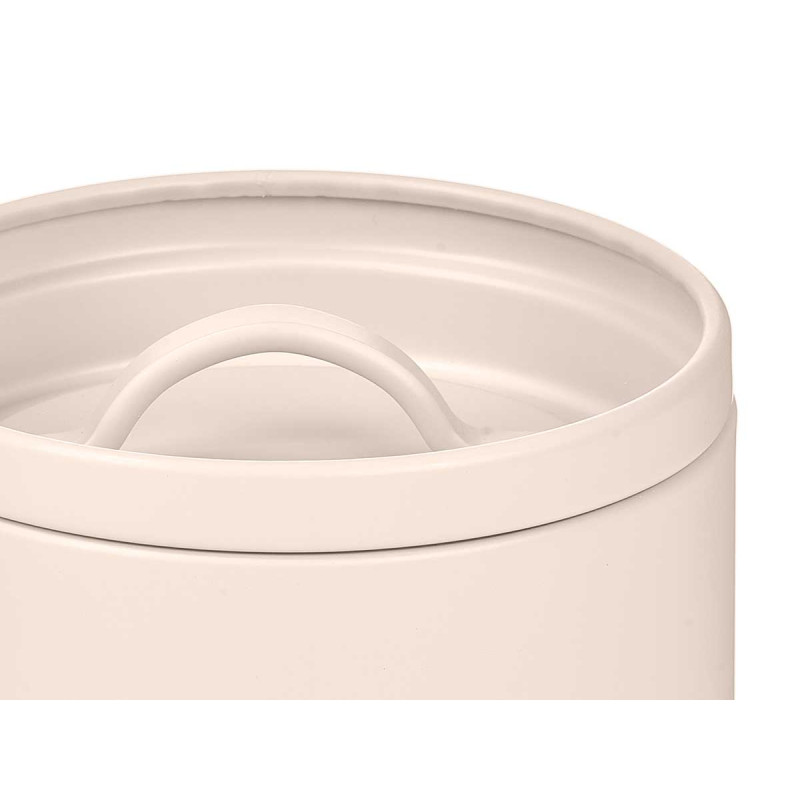 POT À AIL AVEC LETTRES EN RELIEF CRÈME