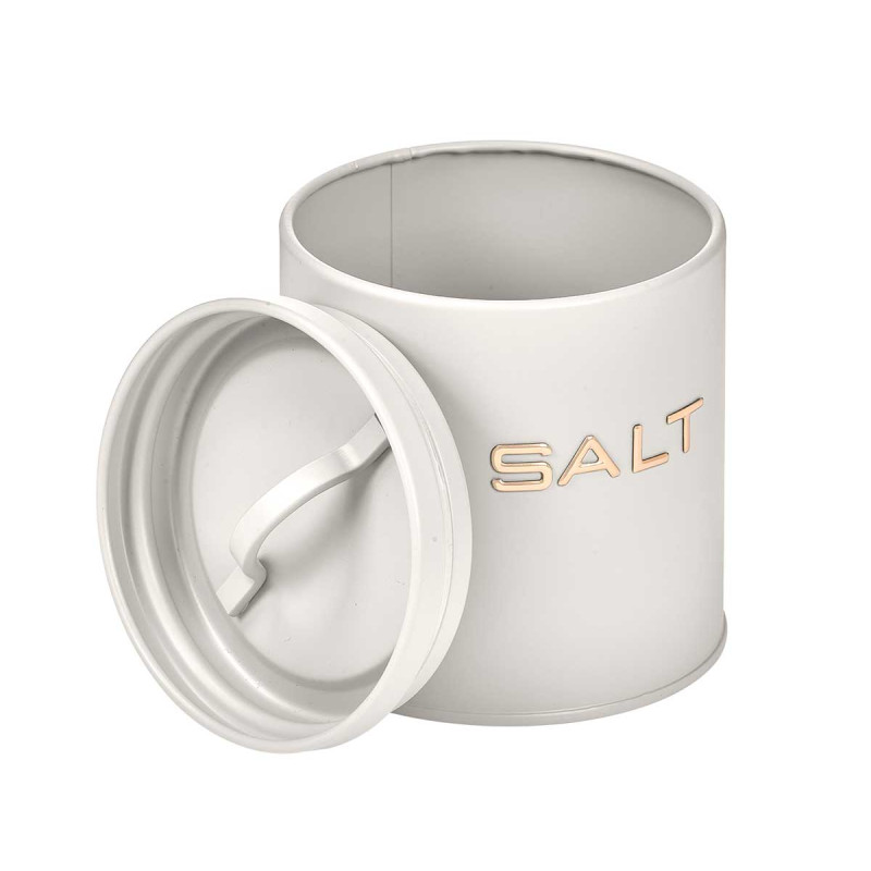 POT SEL RELIEF LETTRES BLANC