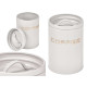 FRASCO CAFE LETRAS RELEVO BRANCO
