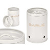 POT À AIL AVEC LETTRES EN RELIEF BLANC
