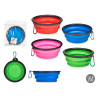 COMEDERO BEBEDERO SILICONA PLEGABLE 12,5CM SURT 4