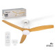 VENTILATORE TETTO LUCE 3 PALE EFFETTO LEGNO 40W