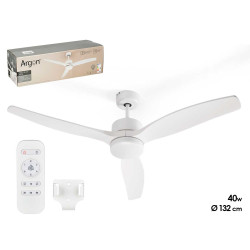 VENTILADOR TECHO LUZ 3 ASPAS BLANCO 40W