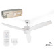 VENTILATORE TETTO LUCE 3 PALE BIANCO 40W